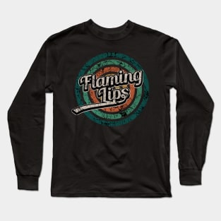 Flaming Lips // Retro Circle Crack Vintage Long Sleeve T-Shirt